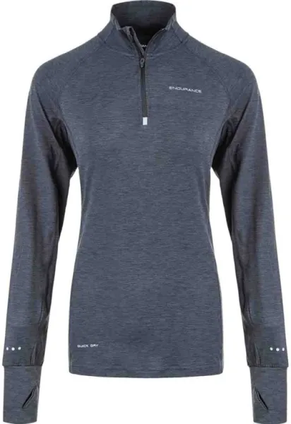 Endurance Canna V2 Melange Performance - Mellemlag - Dame - Sort - Str. 46